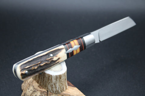 Todd Davison # 2786 Gorgeous Stag Striper Knife