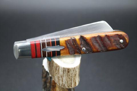 Todd Davison # 2784 Gorgeous Sheep Horn Striper Knife