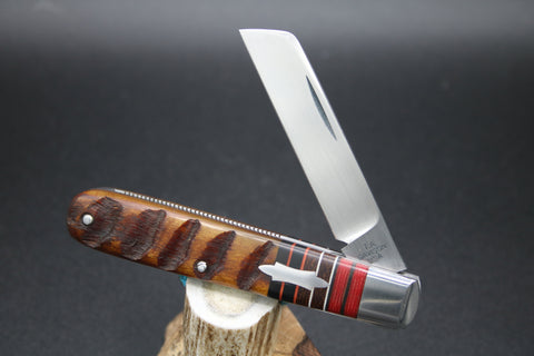 Todd Davison # 2784 Gorgeous Sheep Horn Striper Knife