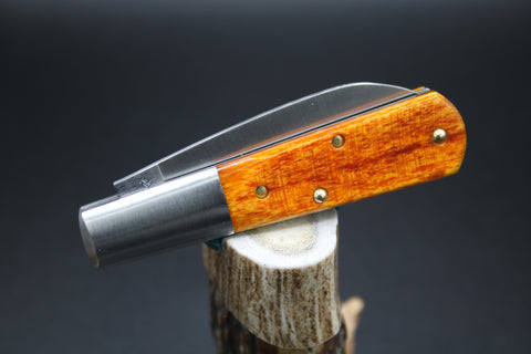 Cooper Cutlery New York Knife Company M1506W-OSC, Orange Sawcut Barlow.