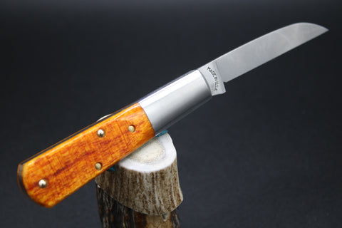 Cooper Cutlery New York Knife Company M1506W-OSC, Orange Sawcut Barlow.