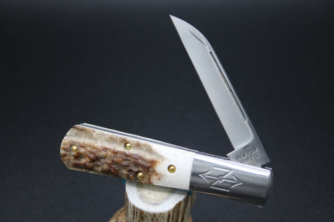 Cooper Cutlery New York Knife Company M1506W-HG-Stag Barlow.