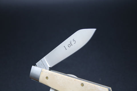 Cooper Cutlery Special Mammoth Ivory Dollar Knife.