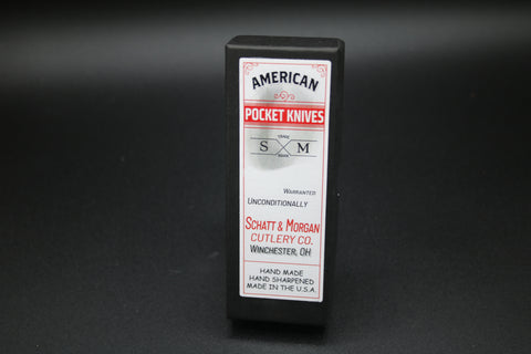 Cooper Cutlery Schatt & Morgan Buffalo Horn Fossil Barlow.