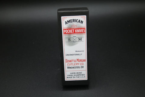 Cooper Cutlery Schatt & Morgan Buffalo Horn Fossil Barlow.
