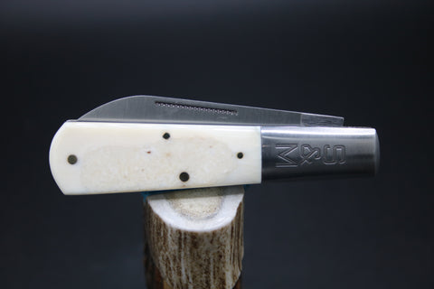 Cooper Cutlery Schatt & Morgan Buffalo Horn Fossil Barlow.
