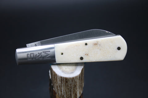 Cooper Cutlery Schatt & Morgan Buffalo Horn Fossil Barlow.
