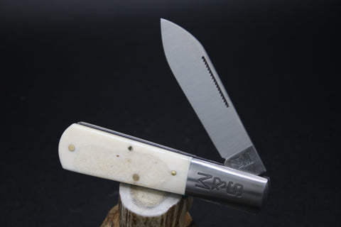 Cooper Cutlery Schatt & Morgan Buffalo Horn Fossil Barlow.