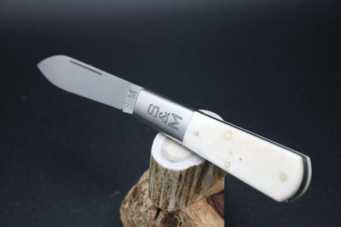 Cooper Cutlery Schatt & Morgan Buffalo Horn Fossil Barlow.