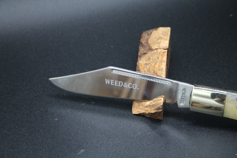 Cooper Cutlery 5100 Weed & Co Connoisseur Folding Hunter 1 of 25 Made In 2021.
