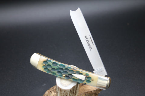 Cooper Cutlery 5119WJBZ Weed & Co Walnut Green Jigged Bone.