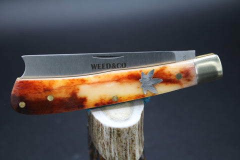Cooper Cutlery 5119BUCBZ Weed & Co Brown Smooth Camel Bone.