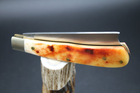 Cooper Cutlery 5119BUCBZ Weed & Co Brown Smooth Camel Bone.