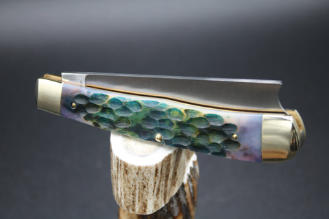 Cooper Cutlery 5119PPBJBZ Weed & Co Paw Paw Blue Jigged Bone.