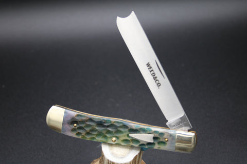 Cooper Cutlery 5119PPBJBZ Weed & Co Paw Paw Blue Jigged Bone.