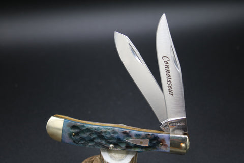 Cooper Cutlery 5219PPBJB Weed & Co Paw Paw Blue Jig Bone Trapper. Less than 50 Made in 2021