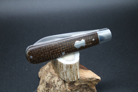 Todd Davison # 2818 Burlap Micarta