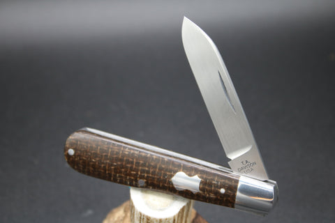 Todd Davison # 2818 Burlap Micarta