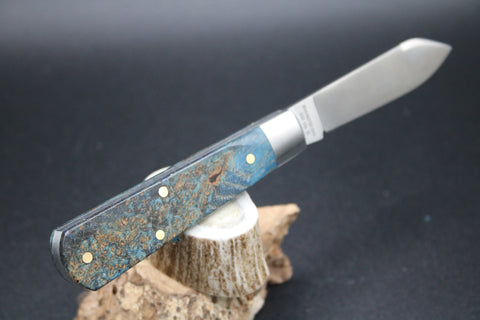 Cooper Cutlery Beaver Falls Beautiful Blue Box Elder with Arrow Shield
