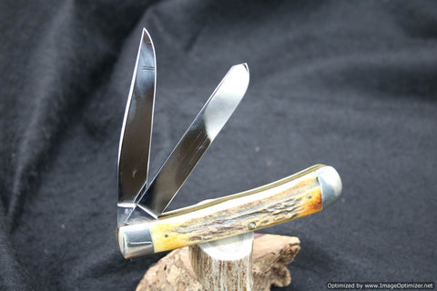 Case Knives (Vintage) XX USA 5254 Beautiful Stag Trapper. #28