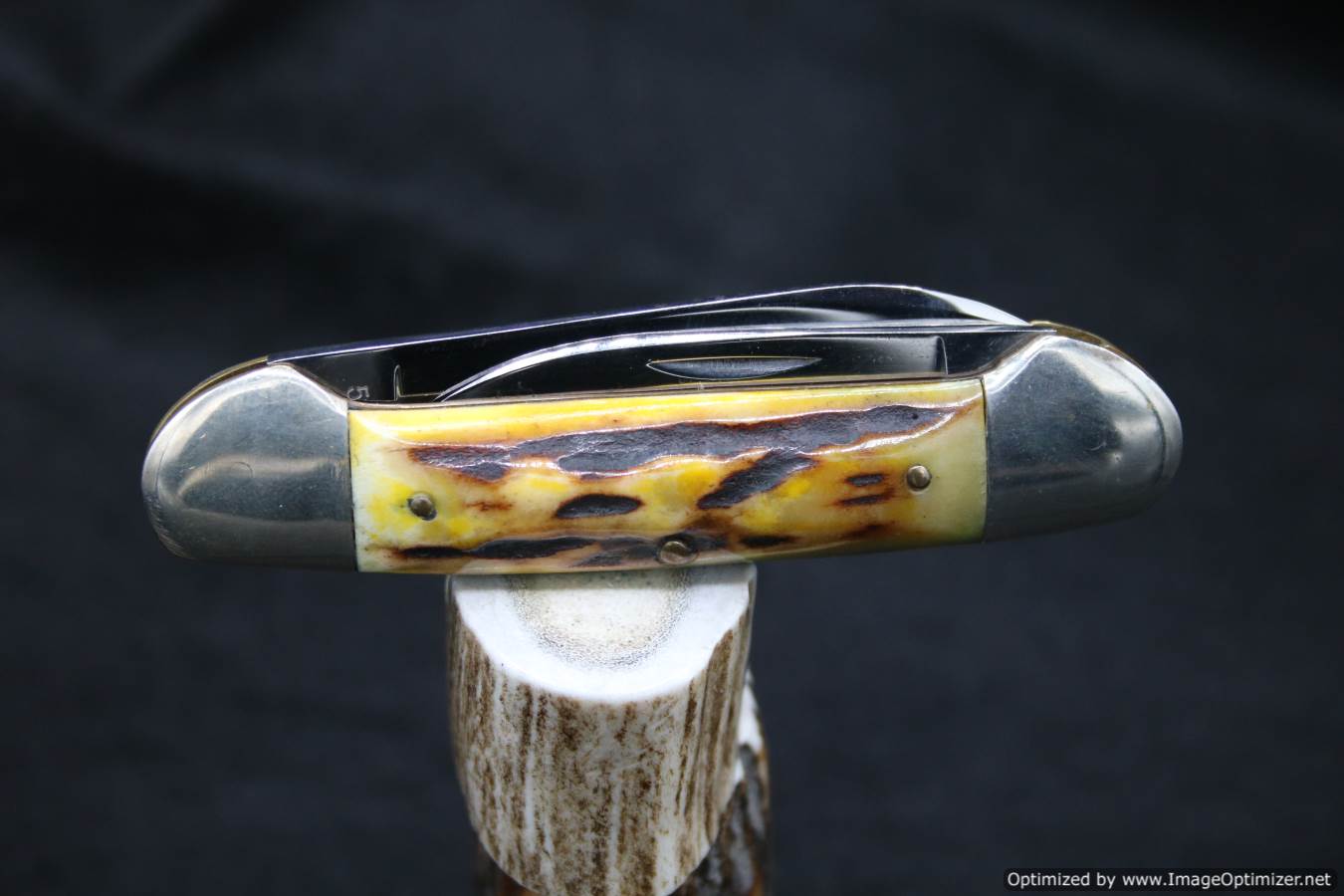 Case Knives (Vintage) XX USA 10 Dot Sambar Stag Canoe. #23 - Frank's ...