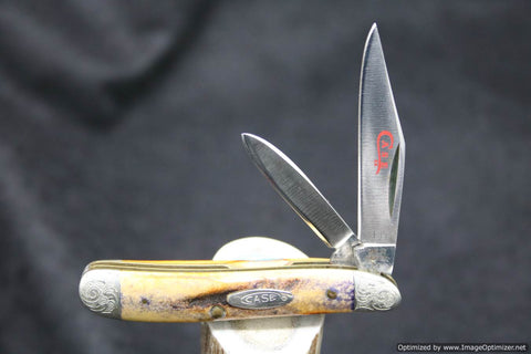 Case Knives (Vintage) XX USA Two Dot 5220 Beautiful Stag. #17
