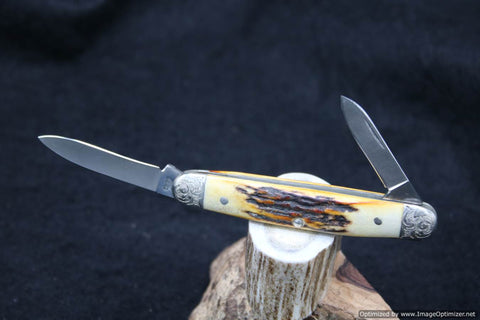 Case Knives (Vintage) XX USA Two Dot 5279 Beautiful Stag... #17