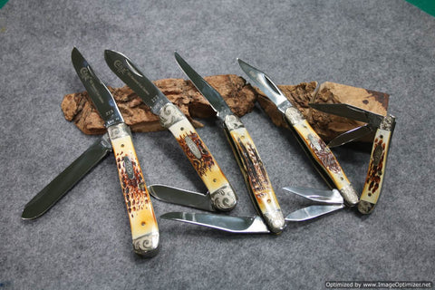 Case Knives (Vintage) The 1983 Second Cut Series Set. Beautiful Second Cut Stag... #16