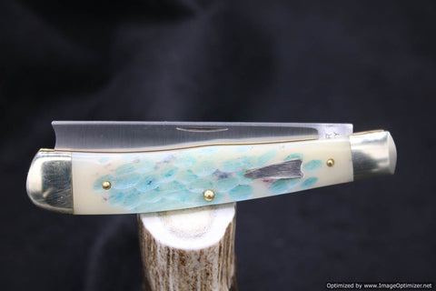 Cooper Cutlery 5119LBZ Light Blue Razor. Less than 50 Made.