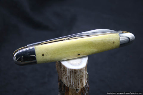 Case Classic 6391 Smooth Olive Bone Jim Parker Whittler Collection. #53