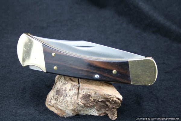 Buck #110 Wood Handled Lockback - Frank's Classic Knives