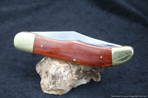 KA-BAR Stag 1193 Wood Handle Linerlock.