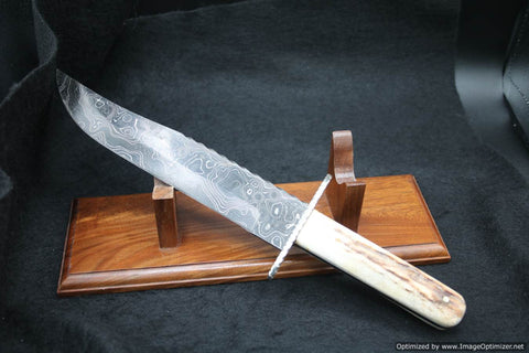 Blue Grass Cutlery Winchester Display Knife With Stag Handles - Frank's ...