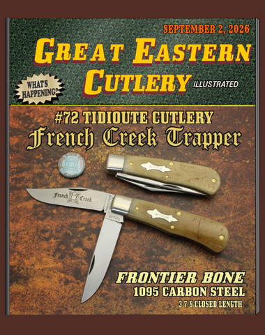 GEC # 728226 Tidioute French Creek Trapper Frontier Bone
