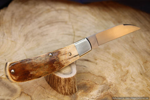 Tuna Valley Cutlery Phoenix Jack Mammoth Bark Ivory.