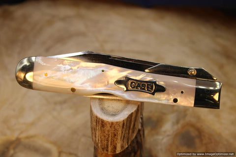 Case Classic 61011 1/2 Cheetah Lockback Genuine Pearl. 1 OF 10..