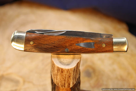 Cooper Cutlery 7219OC Weed & Co Connoisseur Ohio Chestnut Wood Trapper. 50 Made in 2021