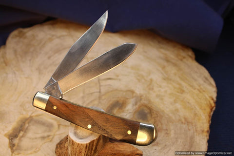 Cooper Cutlery 7219OC Weed & Co Connoisseur Ohio Chestnut Wood Trapper. 50 Made in 2021