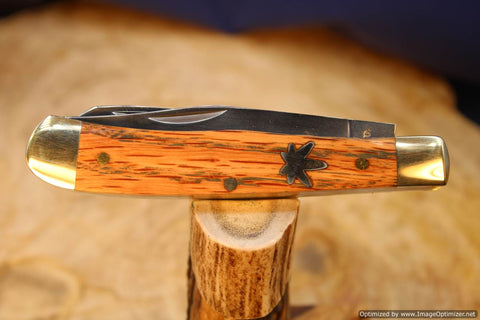 Cooper Cutlery 7219OAK Weed & Co Connoisseur Ohio Oak Wood Trapper. 50 Made 2021