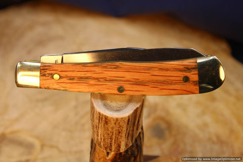 Cooper Cutlery 7219OAK Weed & Co Connoisseur Ohio Oak Wood Trapper. 50 Made 2021