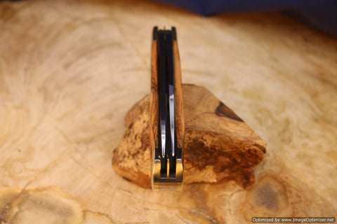 Cooper Cutlery 7219OAK Weed & Co Connoisseur Ohio Oak Wood Trapper. 50 Made 2021