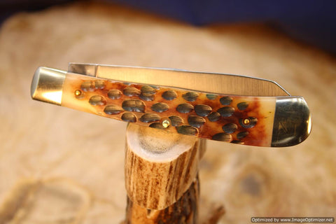 Cooper Cutlery 5219 Walnut Green Jig Bone Weed & Co Connoisseur 50 Made in 2021