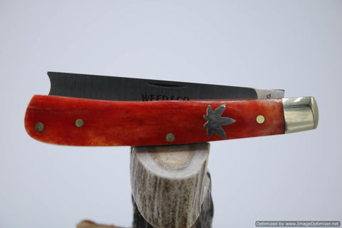 Cooper Cutlery 5119RCBZ Weed & Co Red Camel Smooth Bone. Less than 50 Made.