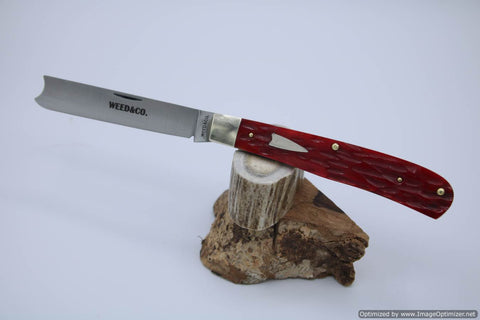Cooper Cutlery 5119RJBZ Weed & Co Antique Red Jigged Bone.