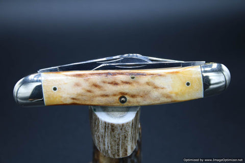 Case Classic 340 Stag Serpentine Stockman Pattern Special Factory Sample. 10