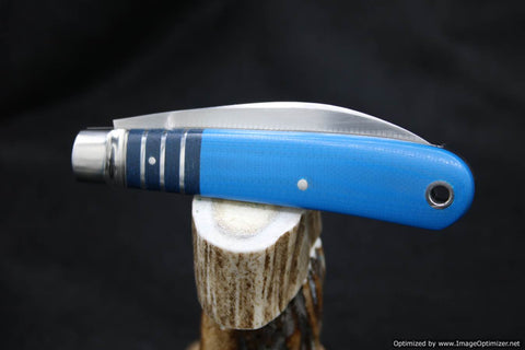 Todd Davison Custom Blue Swayback G-10 Striper. #1032