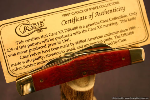 Case Classic 6488 Congress Red Bone, 425 Issued. 